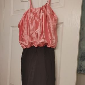 Cocktail dress black & ppink